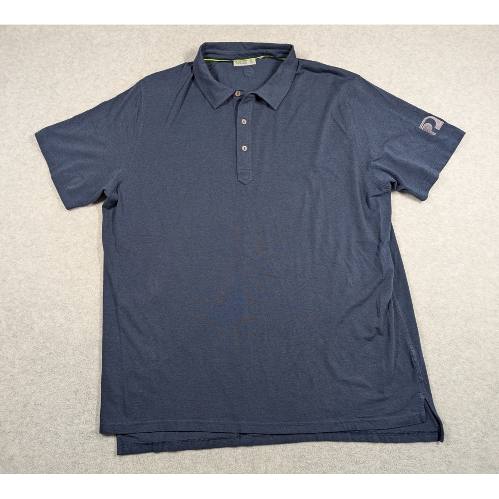 Tasc Men Shirt XL Bamboo‎ Blend Stretch Polo Short Sleeve Performance